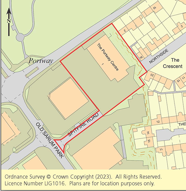 Lot: 69 - FREEHOLD MANAGED BUSINESS CENTRE - Plan showing location and boundary